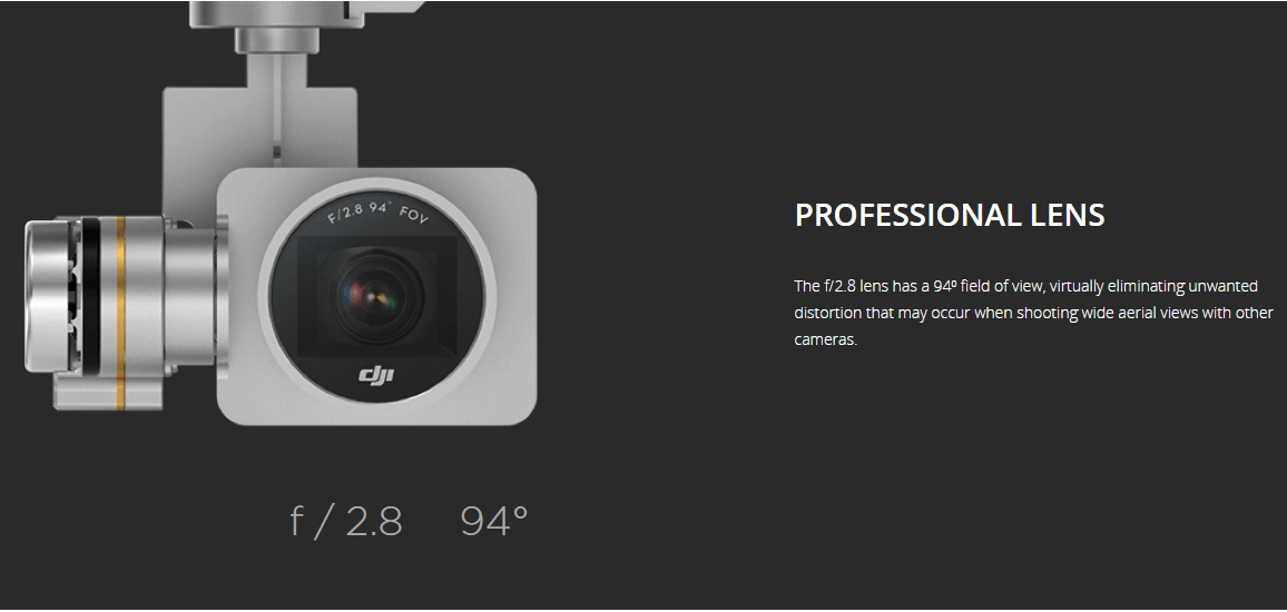 Camera của dji phantom 3 pro
